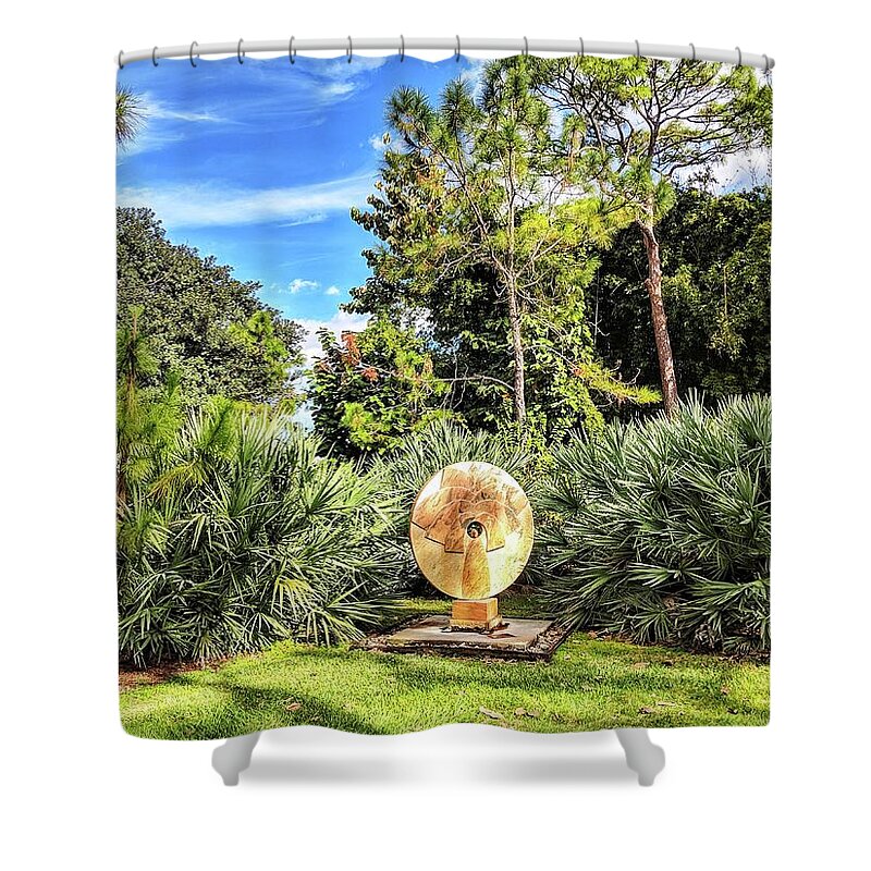 Sunny Shower Curtain featuring the photograph Shine Bright by Portia Olaughlin