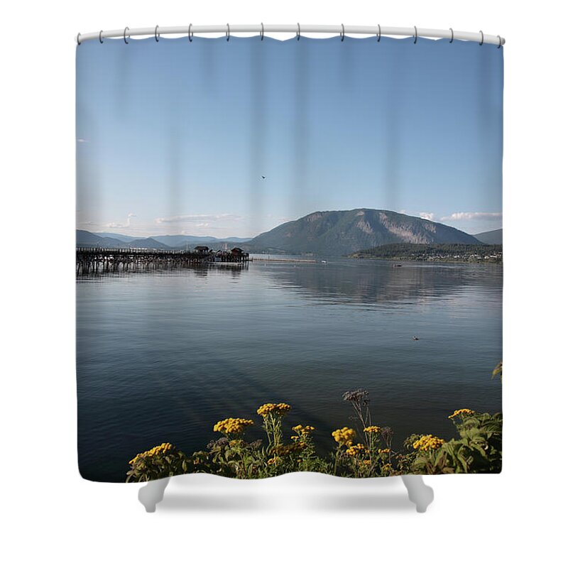 Shuswap Lake Shower Curtain featuring the photograph Shuswap Lake At Salmon Arm by G01xm