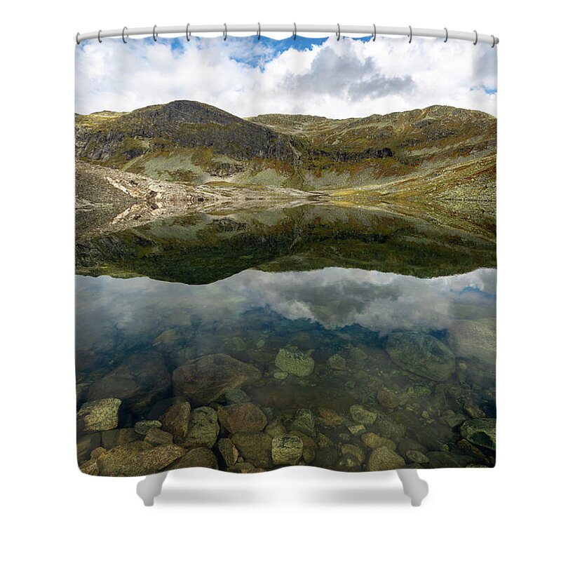 Nature Shower Curtain featuring the photograph Skarsvotni, Norway by Andreas Levi
