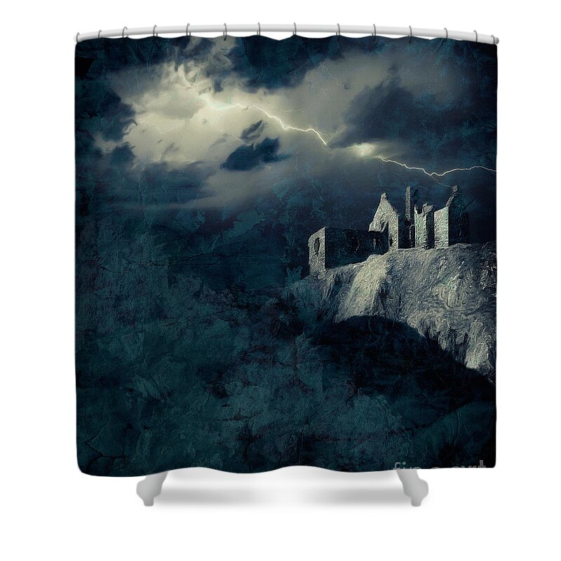 Nag005340 Shower Curtain featuring the digital art Sky Light by Edmund Nagele FRPS