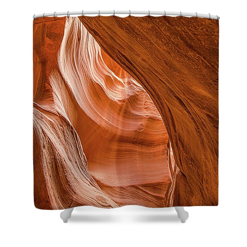 Slot Canyon Shower Curtain featuring the photograph Slot Beauty by Jean Booth