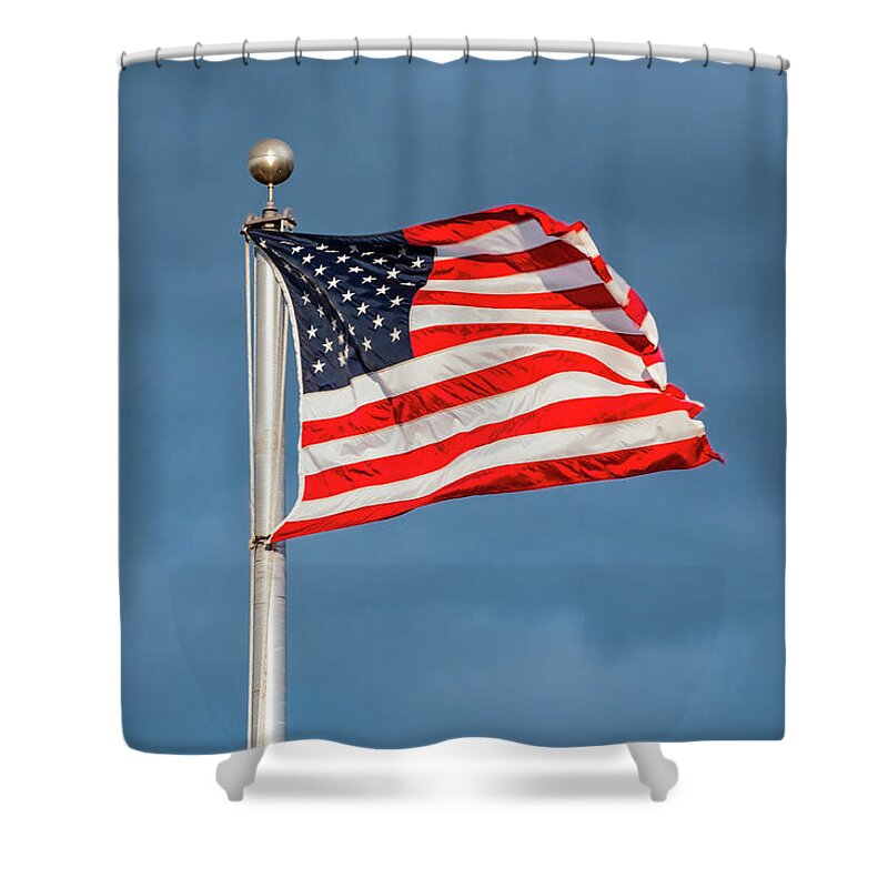 Americana Shower Curtain featuring the photograph Small Town Glory by Todd Klassy