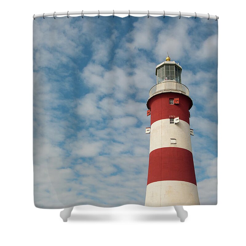 Lighthouse Shower Curtain featuring the photograph Smeaton's Tower Lighthouse by Helen Jackson