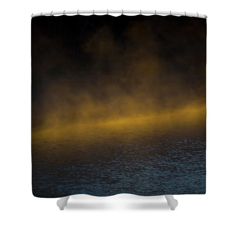 Smoke Shower Curtain featuring the photograph Smoke on the Water by Patrick Nowotny