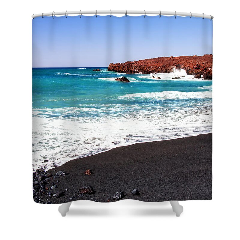 Canary Shower Curtain featuring the photograph Soaked In Black by Iryna Goodall