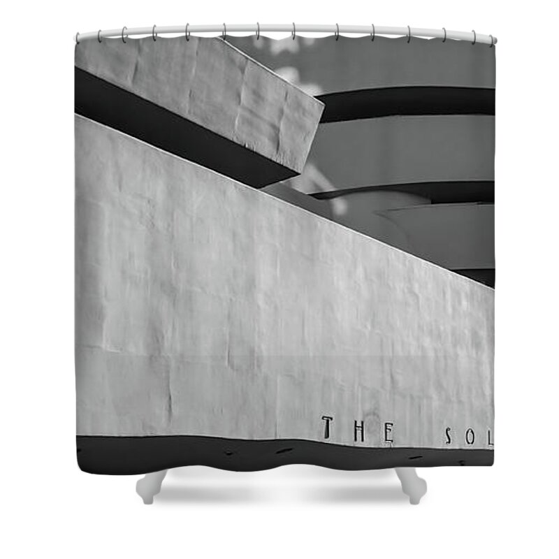 Solomon R Guggenheim Shower Curtain featuring the photograph Solomon R Guggenheim Museum by Michael Hope
