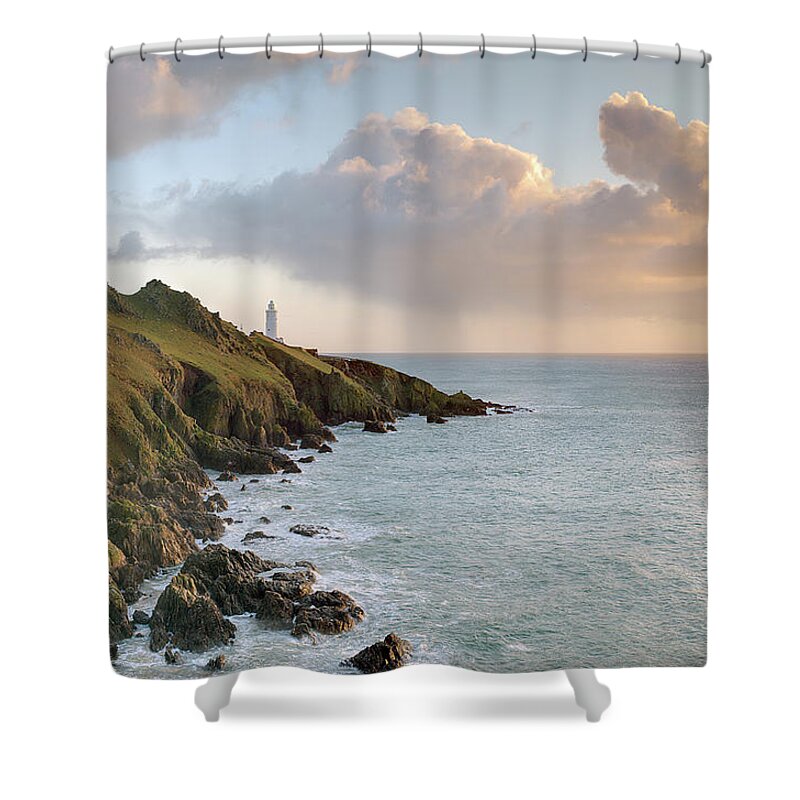 Scenics Shower Curtain featuring the photograph South Devon Coast by Devonshots
