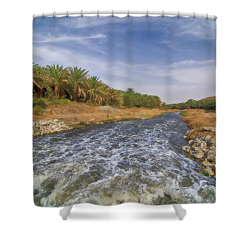 Tranquility Shower Curtain featuring the photograph South Of Haeer by Abbasi