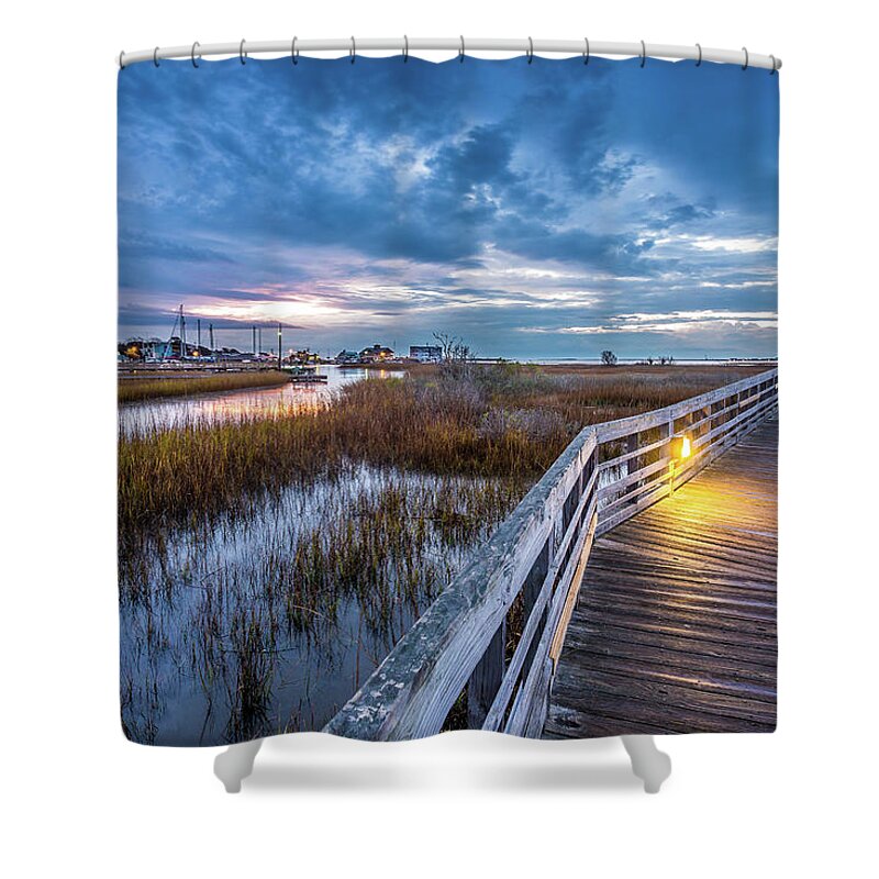 Southport Shower Curtain featuring the photograph Southport Sunrise by Nick Noble