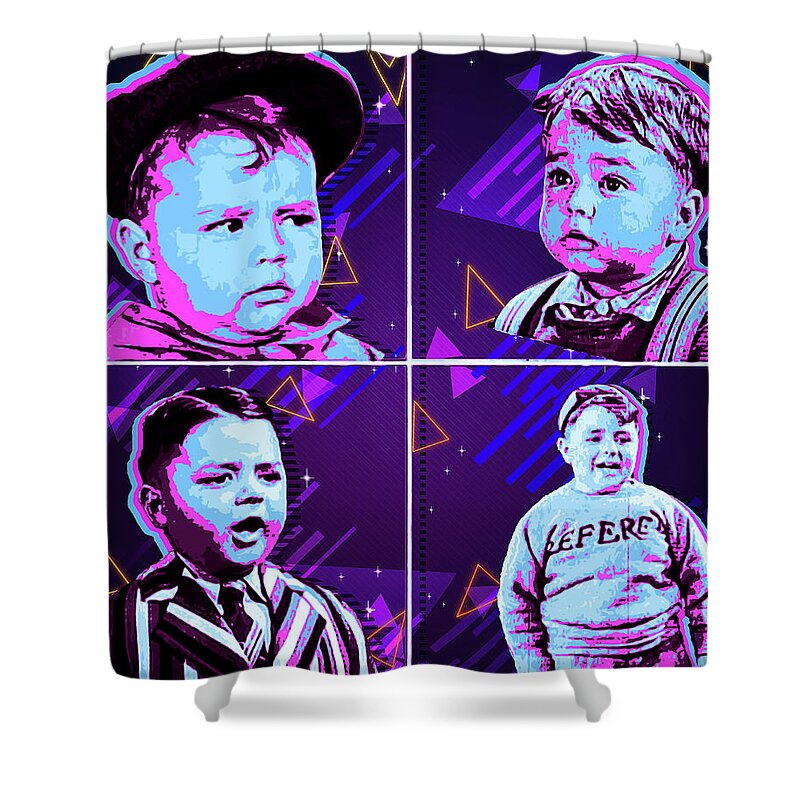 Dickie Moore Shower Curtains