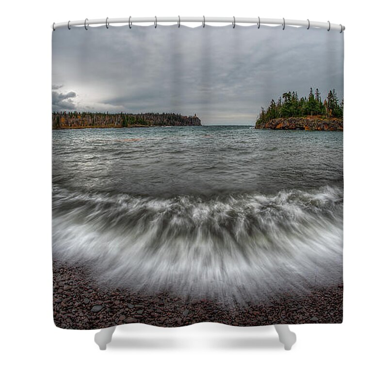 Lighthouse Shower Curtain featuring the photograph Split Rock Lighthouse State Park by Brad Bellisle