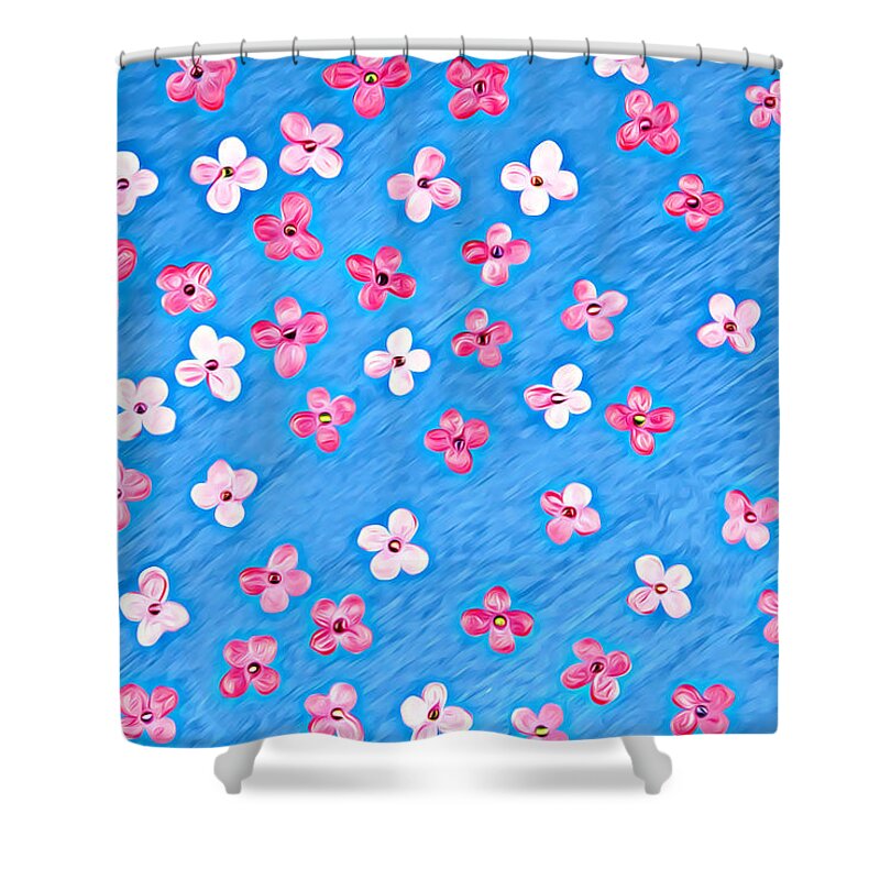 Kids Decor Shower Curtain featuring the photograph Spring Haven by Berlynn