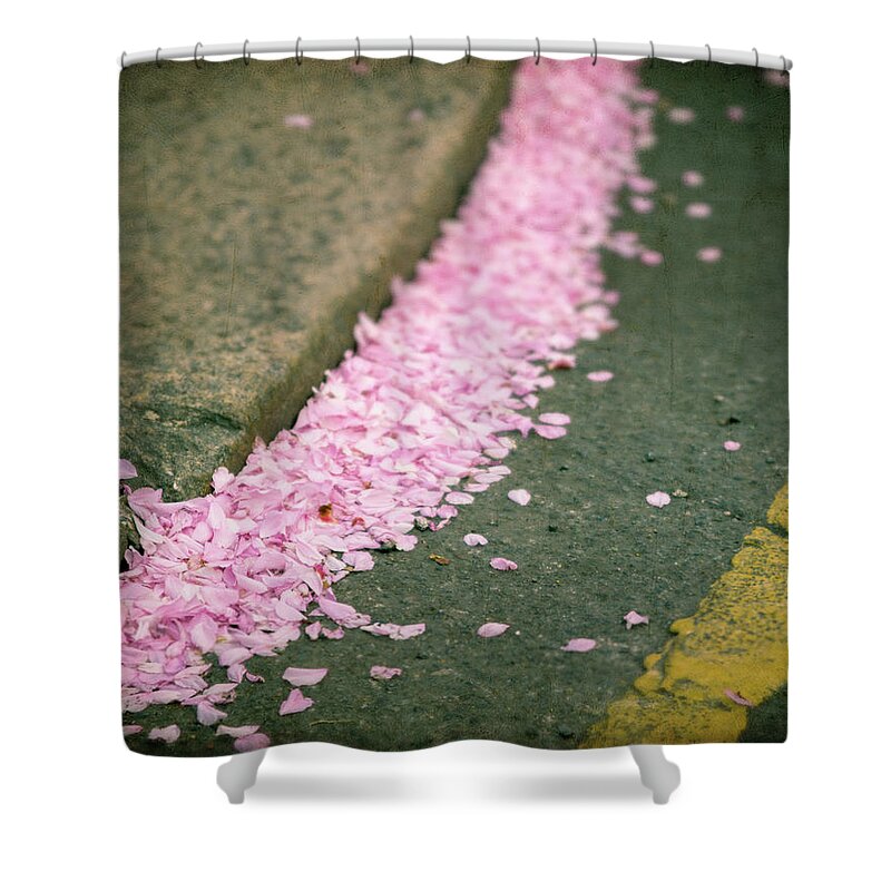 Petal Shower Curtain featuring the photograph Spring Street by Copyright Alex Arnaoudov