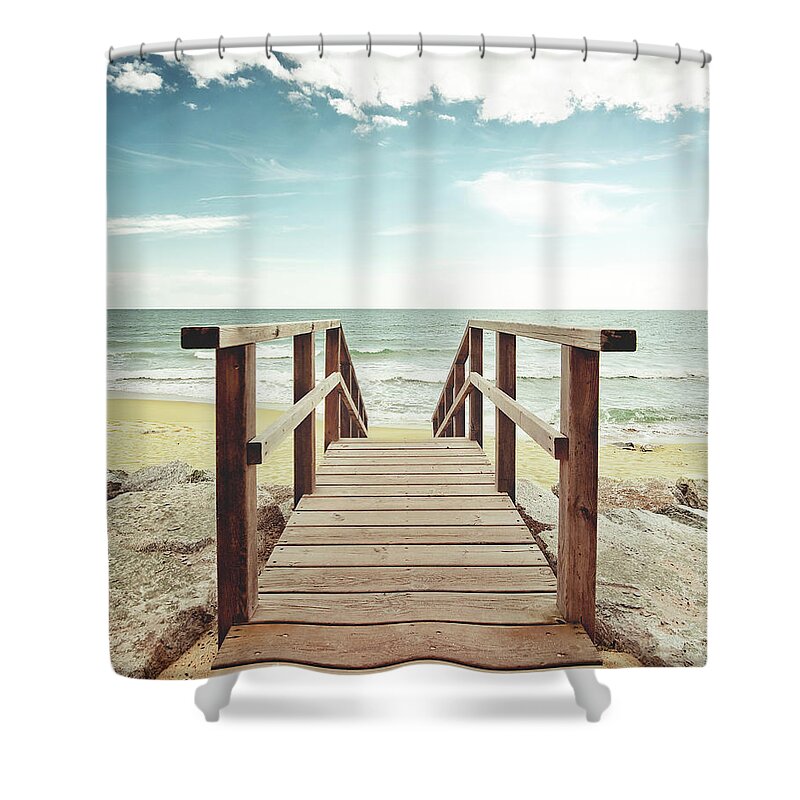 Outdoors Shower Curtain featuring the photograph Spring Summer by By Ibai Acevedo