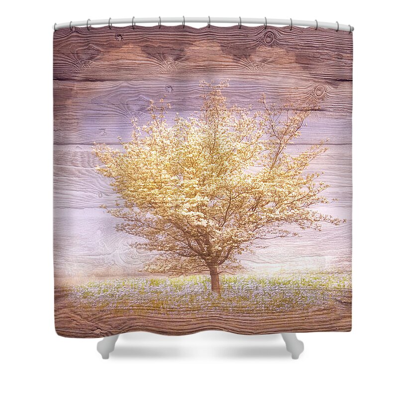 Carolina Shower Curtain featuring the photograph Springtimes Dawn by Debra and Dave Vanderlaan