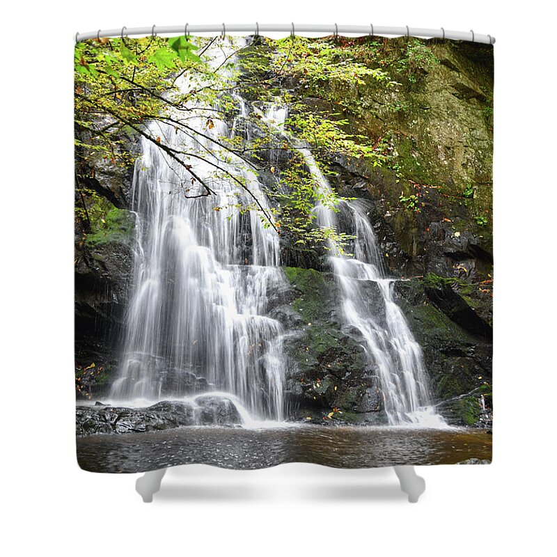 Spruce Flats Falls Shower Curtain featuring the photograph Spruce Flats Falls 8 by Phil Perkins