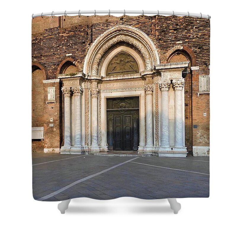 Venice Shower Curtain featuring the photograph St. Paolo's Church by Nina-Rosa Duddy