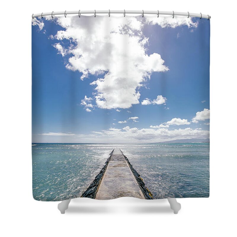 Tranquility Shower Curtain featuring the photograph Stairway To Heaven by Jdphotography