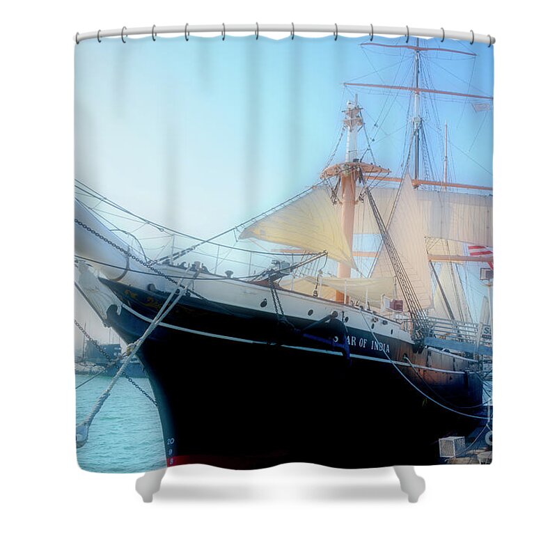 Star Of India Shower Curtain featuring the photograph Star of India Soft by Ken Johnson