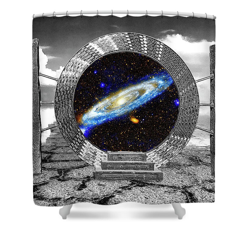 Stargate Shower Curtain featuring the photograph Stargate by Dominic Piperata