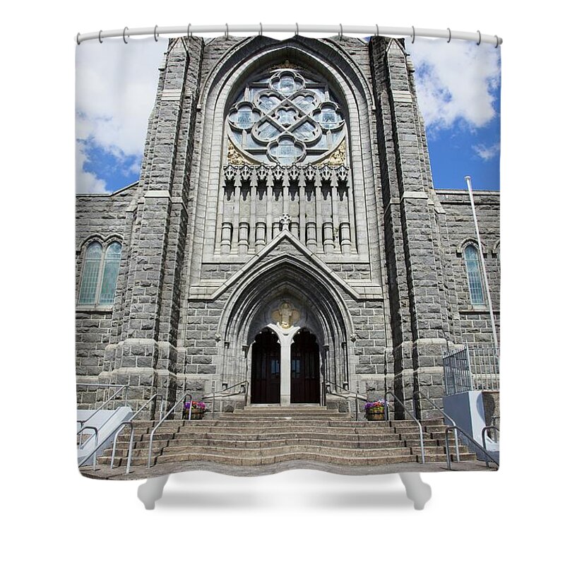 Steps Shower Curtain featuring the photograph Steps Leading Up To The Church by Design Pics / Peter Zoeller