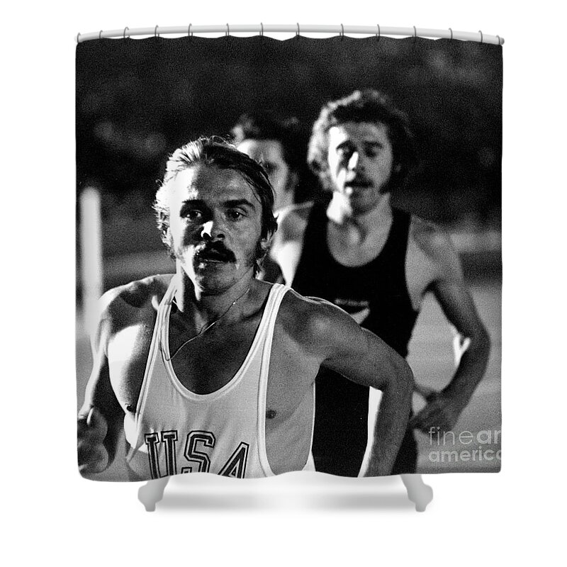 Long Shower Curtain featuring the photograph Steve Roland Prefontaine by Doc Braham