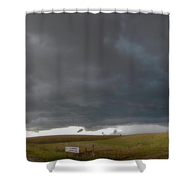 Nebraskasc Shower Curtain featuring the photograph Storm Chasin in Nader Alley 016 by NebraskaSC
