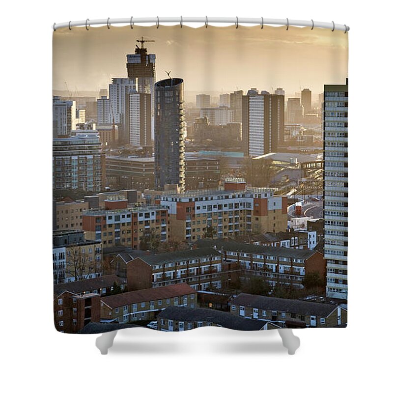 Outdoors Shower Curtain featuring the photograph Stratford by James Burns