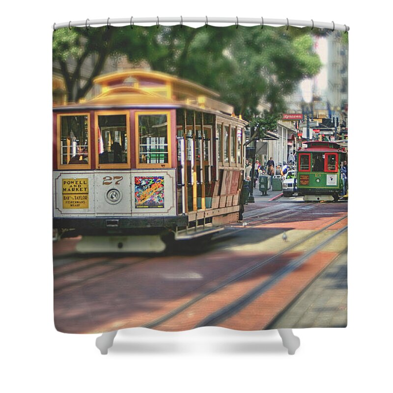 San Francisco Shower Curtain featuring the photograph Streets of San Francisco by Laurie Search