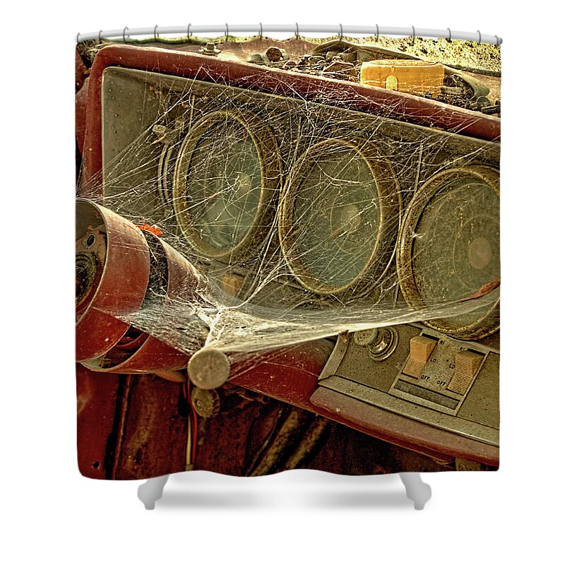 Studebaker Shower Curtain featuring the photograph Studebaker #17 by James Clinich