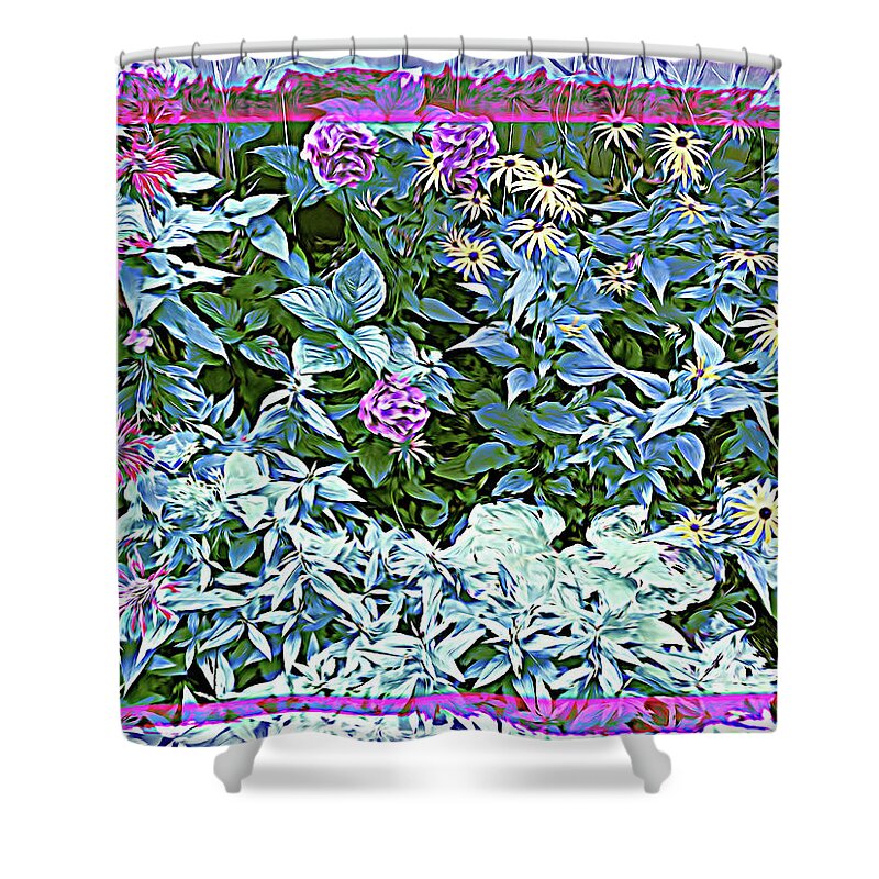 Garden Shower Curtain featuring the photograph Summer Garden Wildflower by Aimee L Maher ALM GALLERY