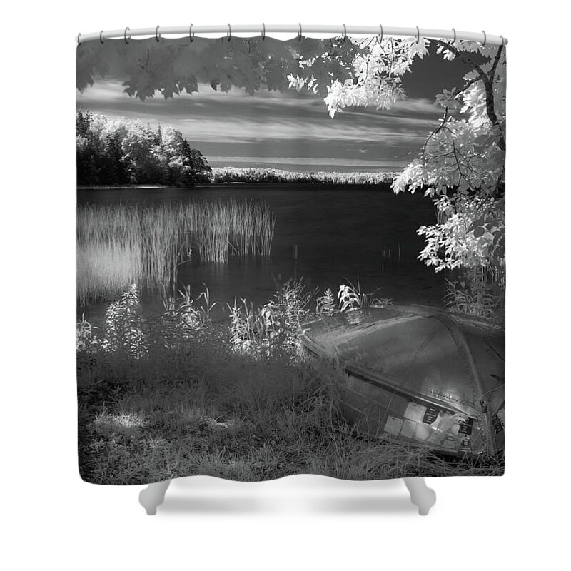 Waterscape Shower Curtain featuring the photograph Summer Morning by Vicky Edgerly