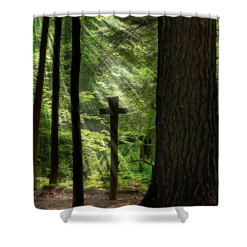 Sunrise Shower Curtain featuring the photograph Sunrise Prayer by Christina Rollo