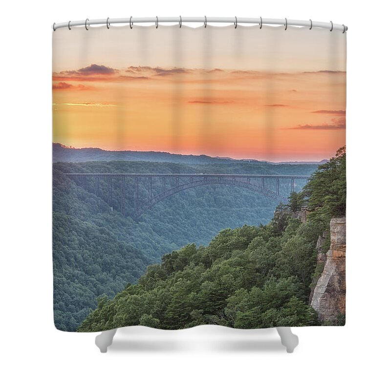 Sunset Shower Curtain featuring the photograph Sunset Flare by Russell Pugh
