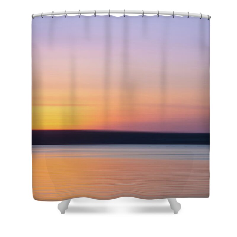 Office Decor Shower Curtain featuring the photograph Susnet Blur by Steve Stanger