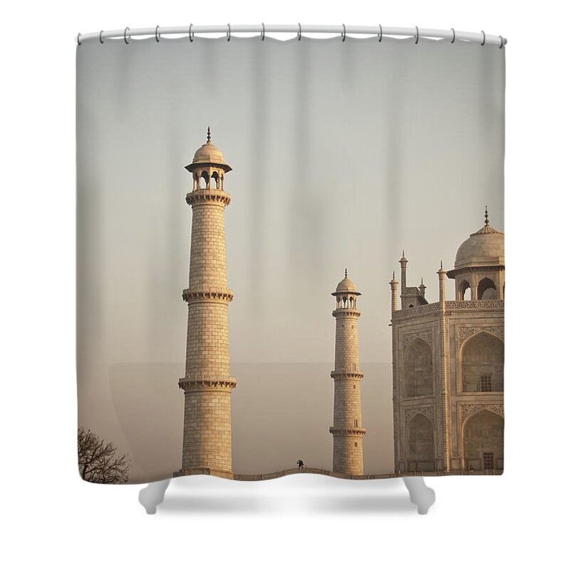 Arch Shower Curtain featuring the photograph Taj Abstract by Www.victoriawlaka.com