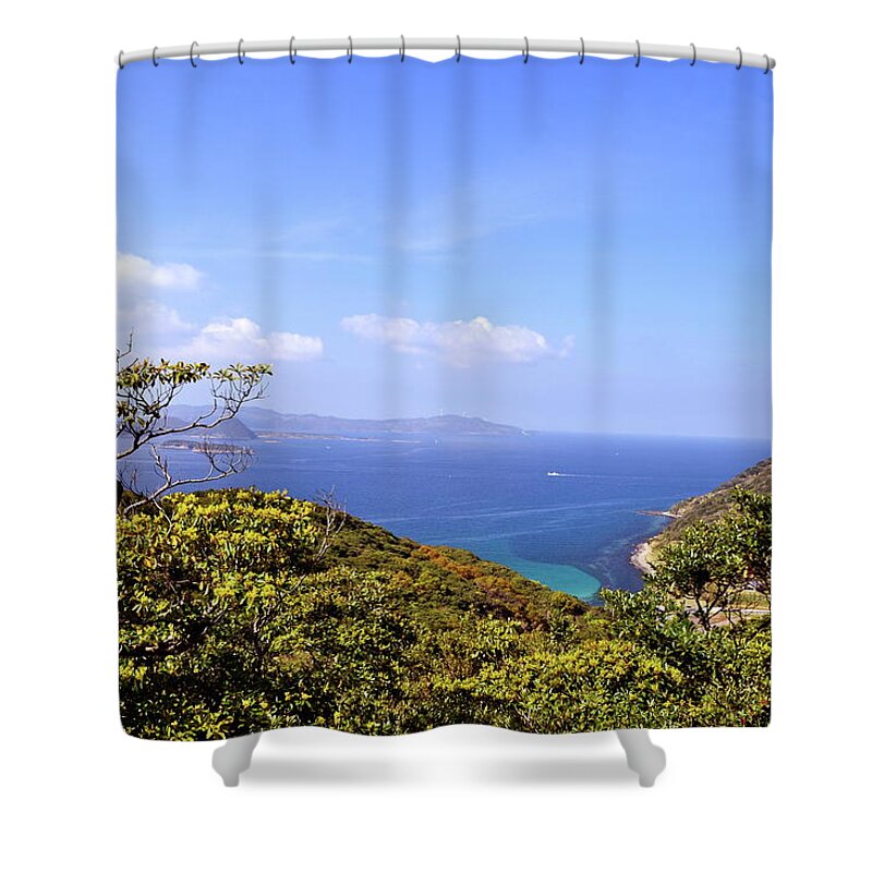 Tranquility Shower Curtain featuring the photograph Takushima And Oshima Islands by Kurosaki San