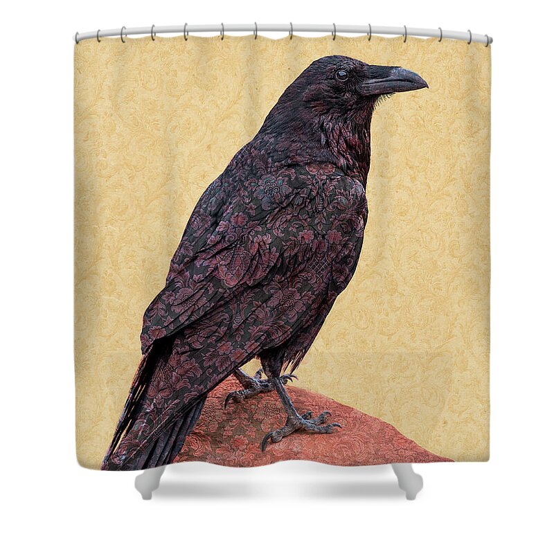 Raven Shower Curtain featuring the photograph Tapestry by Mary Hone