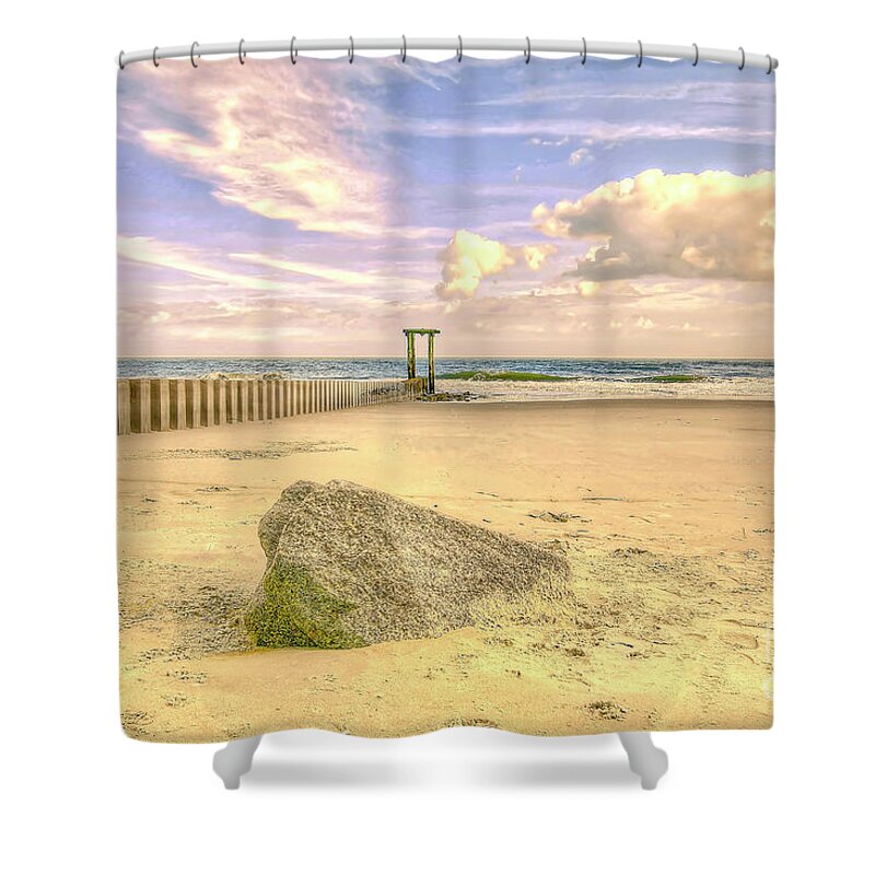 Scenic Shower Curtain featuring the photograph Temple Of The Sea by Kathy Baccari
