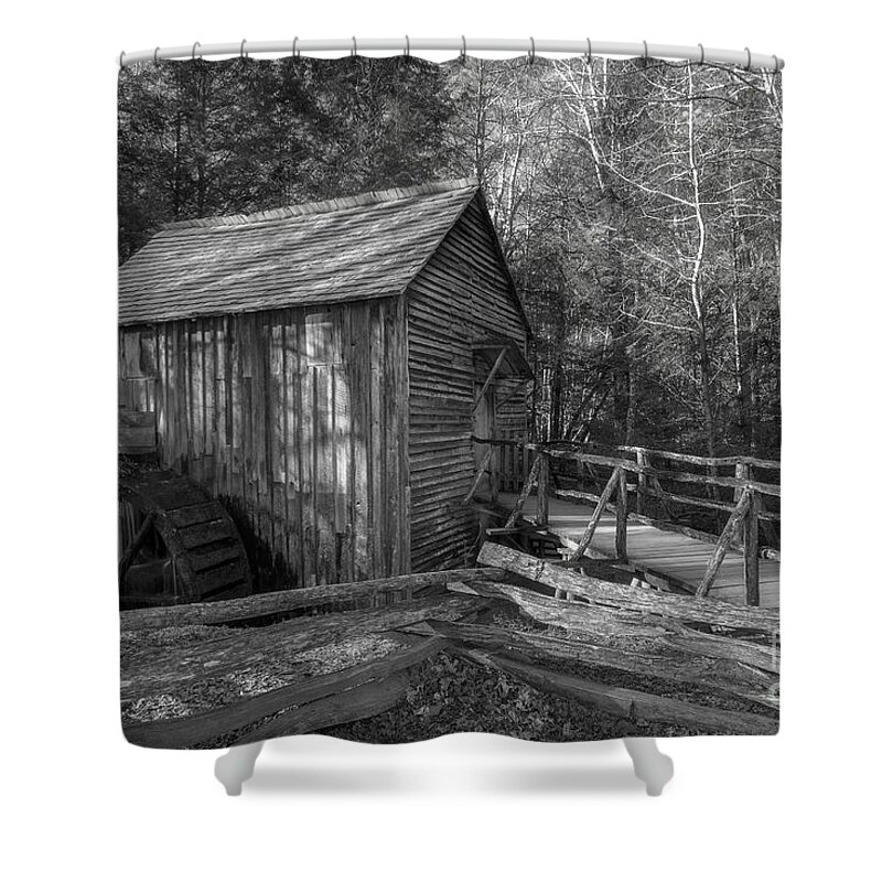 Grist Mill Shower Curtain featuring the photograph Tennessee Mill 2 by Mike Eingle