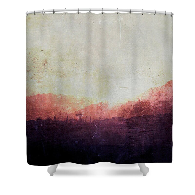 Tranquility Shower Curtain featuring the photograph Textured Landscape by Beatriz Molina