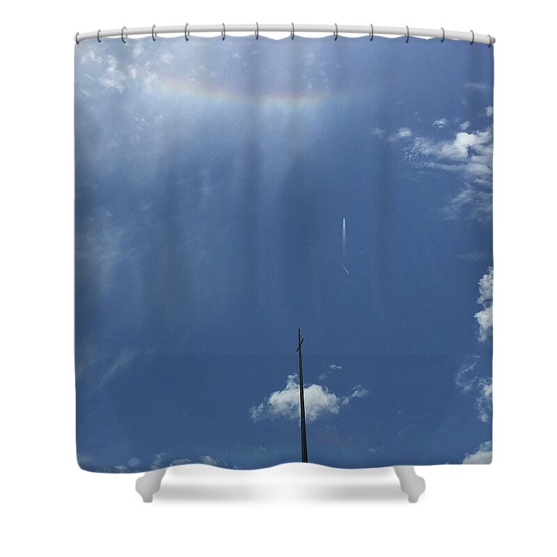 Easter Shower Curtain featuring the photograph Thank You Jesus by Matthew Seufer