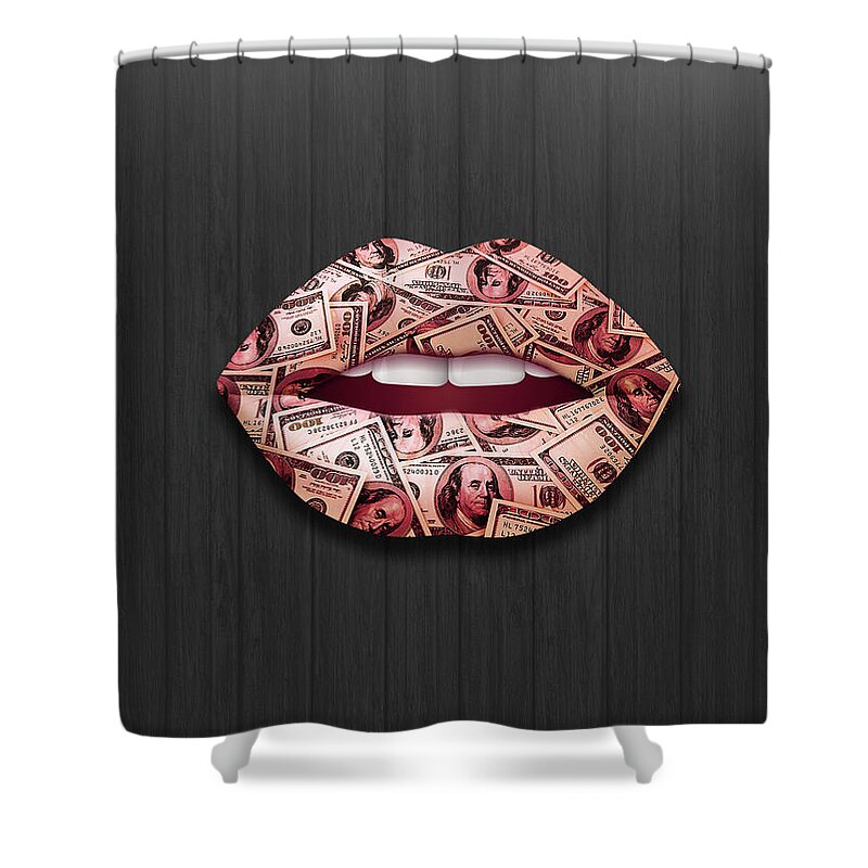  Shower Curtain featuring the digital art The Art of Persuasion by Hustlinc