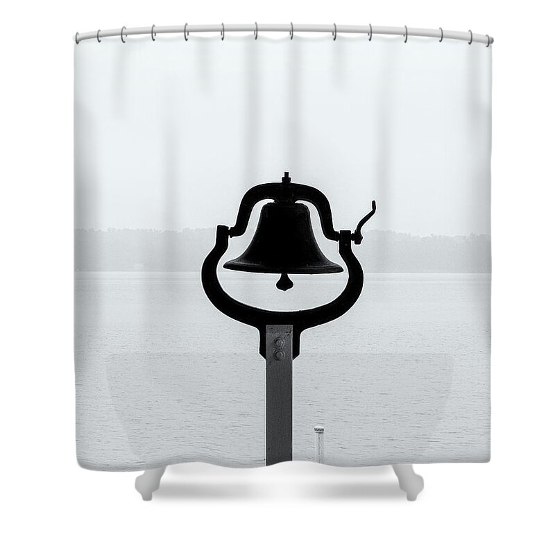 St Lawrence Seaway Shower Curtain featuring the photograph The Bell by Tom Singleton