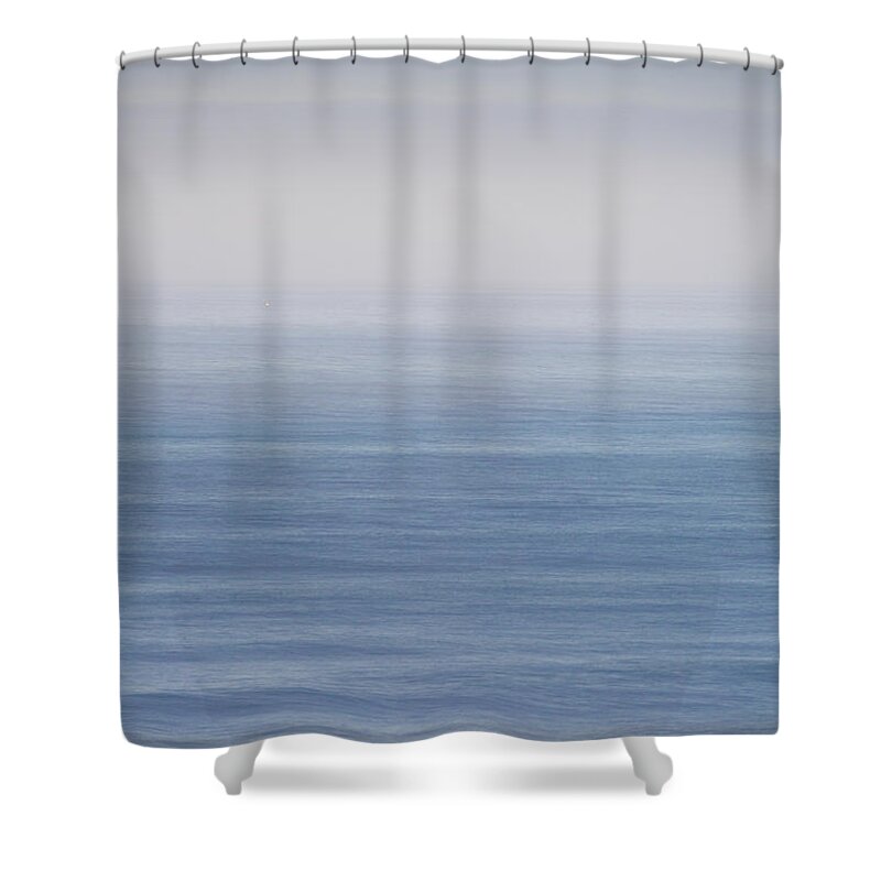 Seascape Shower Curtain featuring the photograph The Blue Sea by Anita Nicholson