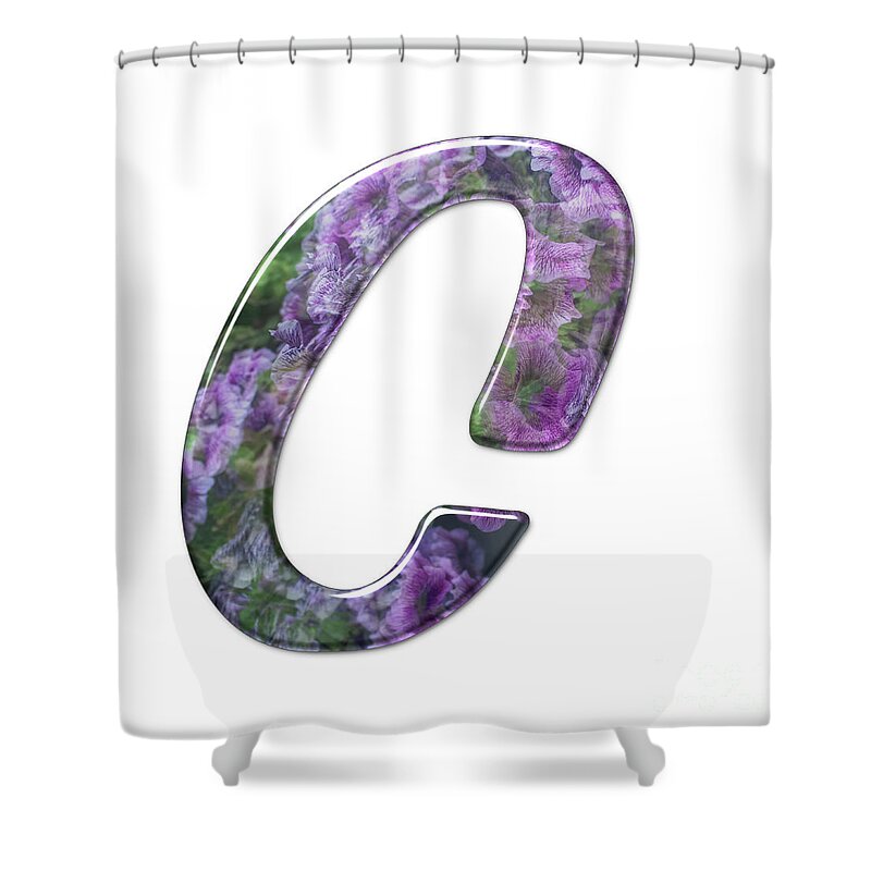Capital Letter Shower Curtain featuring the photograph The Capitol Letter C by Humorous Quotes