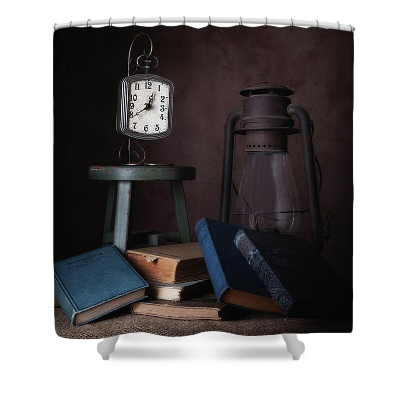 Book Shower Curtain featuring the photograph The Classics by Tom Mc Nemar