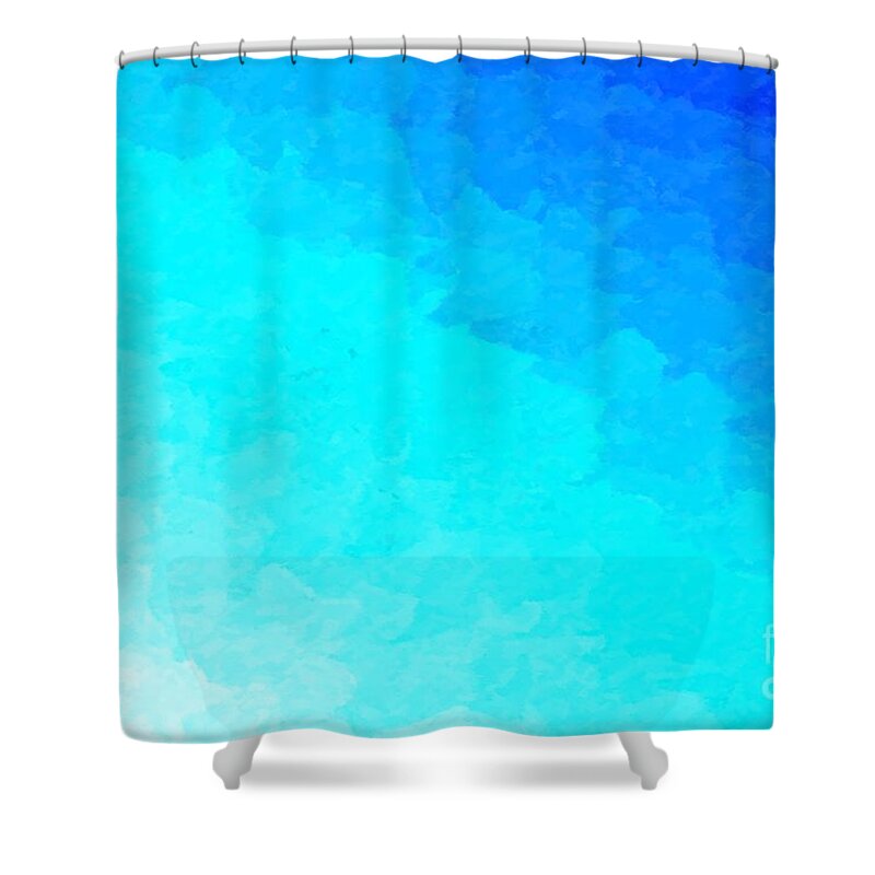 Clouds Shower Curtain featuring the painting The Clouds Above by Bill King