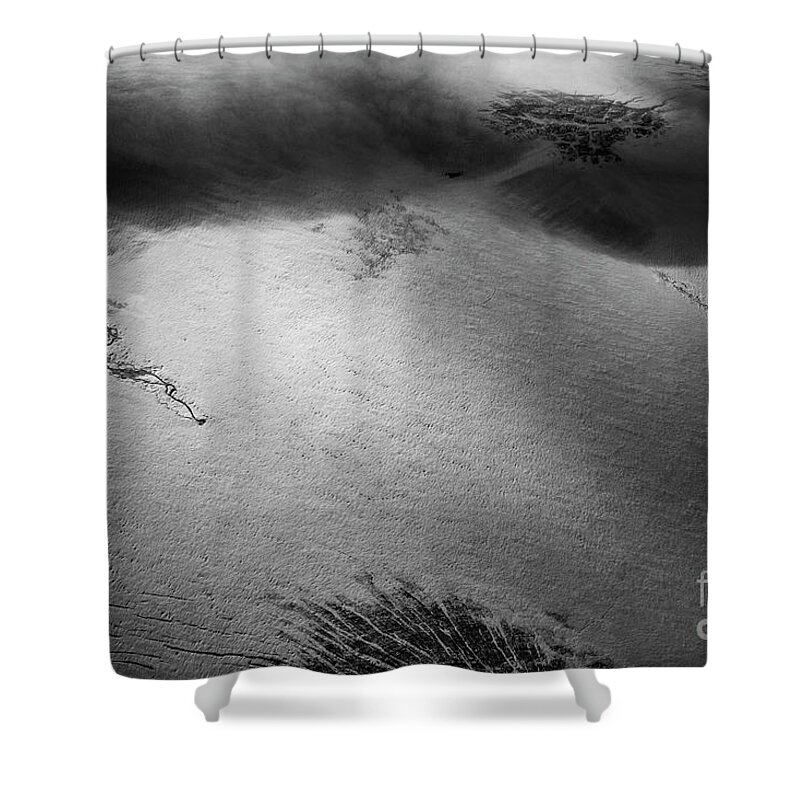 Water Shower Curtain featuring the photograph The Glacier by Gunnar Orn Arnason