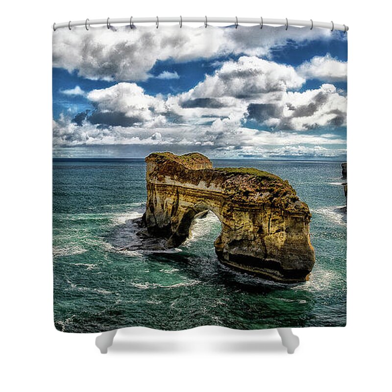 Tranquility Shower Curtain featuring the photograph The Great Ocean Road by © Ho Soo Khim